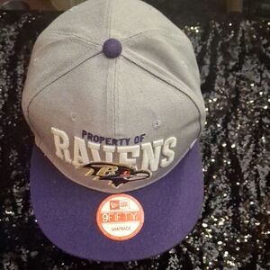 New Era Purple and Gray Ravens 9FIFTY Snapback